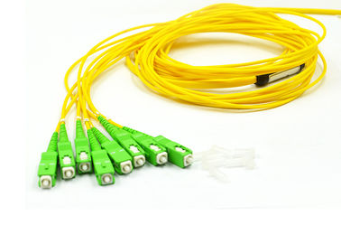 La corde de correction de fibre de mode unitaire de Sc RPA 12 creuse la perte de retour jaune de la couleur 55dB